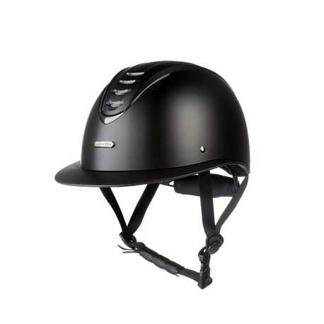 LAMI-CELL ROMA VISER VG1 RIDING HELMET, BLACK